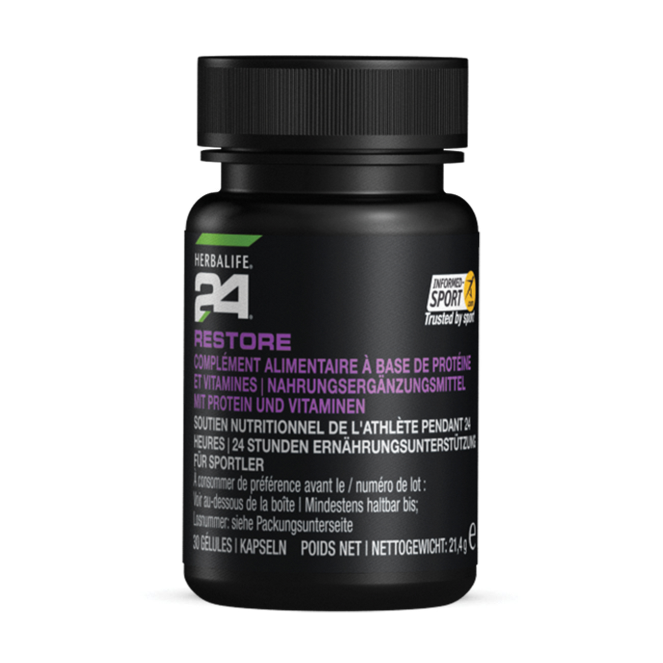 H24 Restore Nahrungsergänzungsmittel 30 Kapseln Herbalife Nutrition