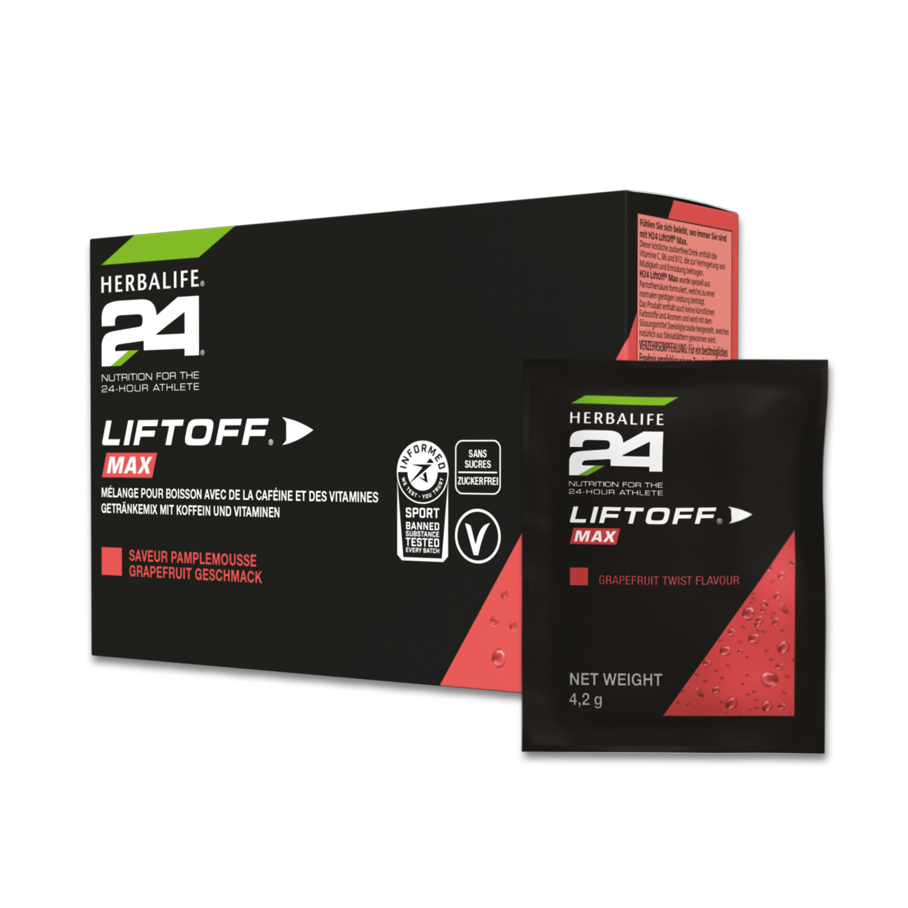 Herbalife24® LiftOff® Max Gusto Pompelmo 10 bustine | Herbalife Nutrition  SZIT